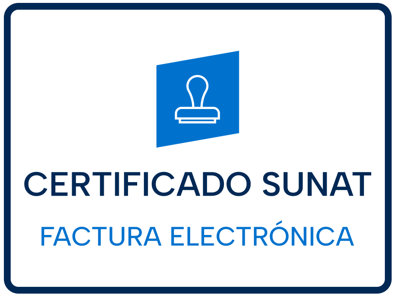 Certificado digital SUNAT de facturación electrónica