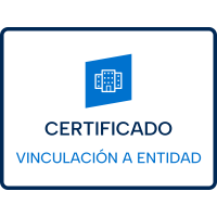Certificado de vinculación a entidad