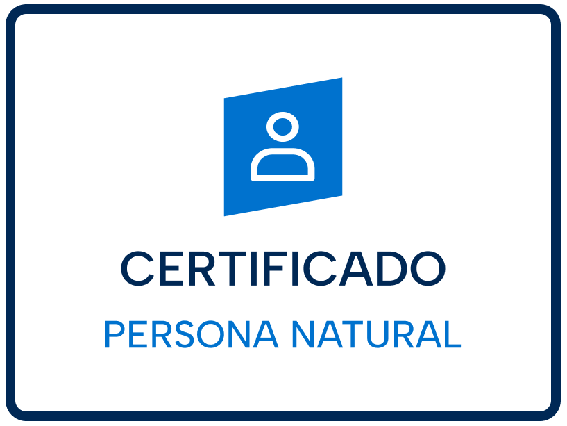 Certificado de Persona Natural