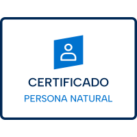Certificado de Persona Natural
