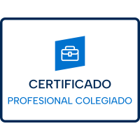 Certificado de profesional colegiado
